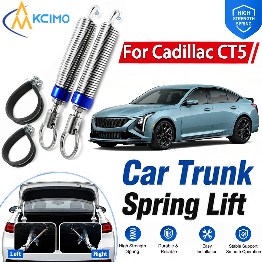 for Cadillac CT5 Trunk Spring Lift Assist Auto Rear Trunk Lid Support No-Drill Car Tailgate Lifter No Modification Needed