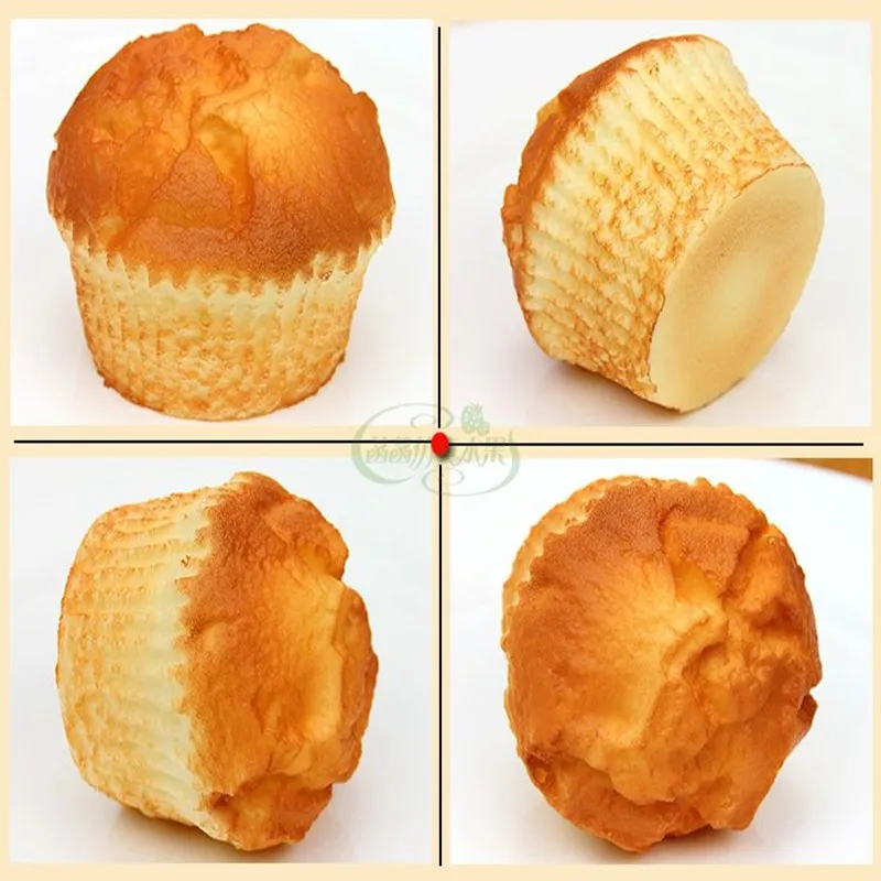 Artificial Decorations of Food Simulation, Yellow Pu, Soft Fragrance Puff Bread Cake Cabinet Model, 5 PCs per Lot, 7*6cm