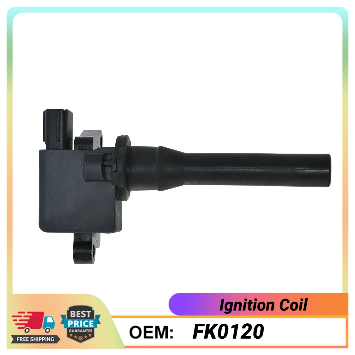 1PCS Ignition Coil FK0120 MD346383 For Mitsubishi Minica 1998-2011, Toppo 1998-2002, Wagon 1998-2002, Nissan Otti 2001-2002