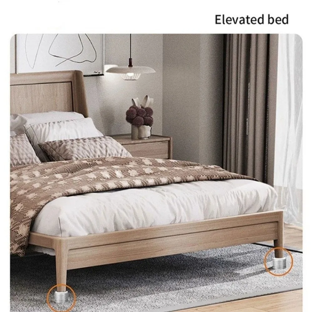 

Adjustable Height Furniture Leg Booster Pad Non-Slip Leveling Height Increaser Risers Sturdy Bed Table Legs Raised Base Table