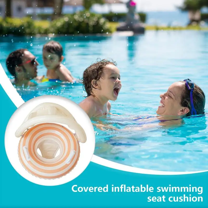 

Pool Float Baby Inflatable Kids Swim Shelter Lollipop Float With Sun Protection Canopy For Kids Outdoor Play Swimming Beach Lake