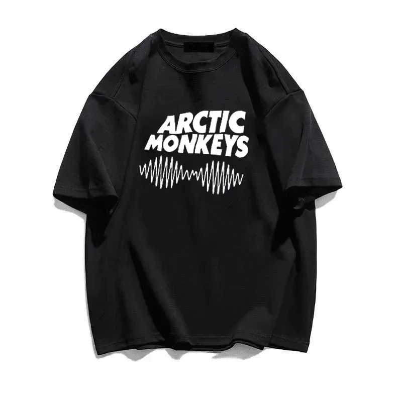 Arctic Monkeys Creativity Printed T Shirt Male Female Manga Casual Y2k White O-neck Cotton Casual T Shirt Fashion Street Clothes