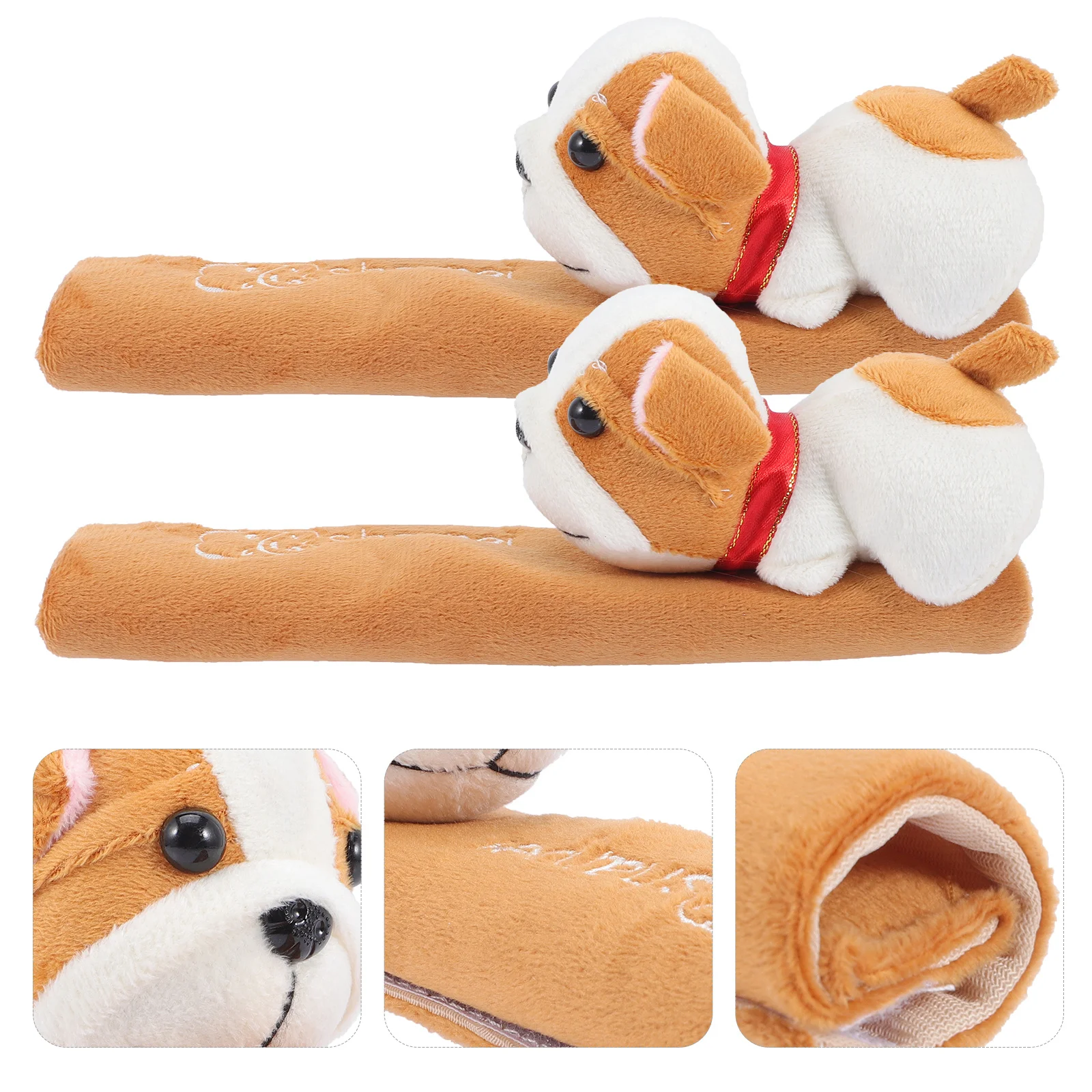 

2Pcs Safety Shoulder Pads Cartoon Dog Design Covers Comfortable Protector for Auto Strap Cushion Cover