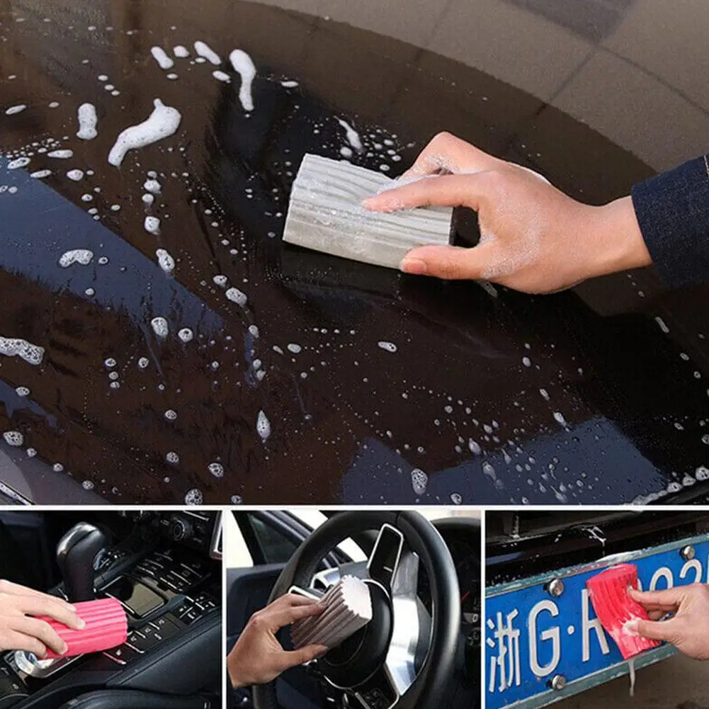 Super Absorbent PVA Sponge Car Cleaning Wax Polishing Sponge Auto Wheel Tire Brush Windshield Cleaner Car Wash Tools Accessories