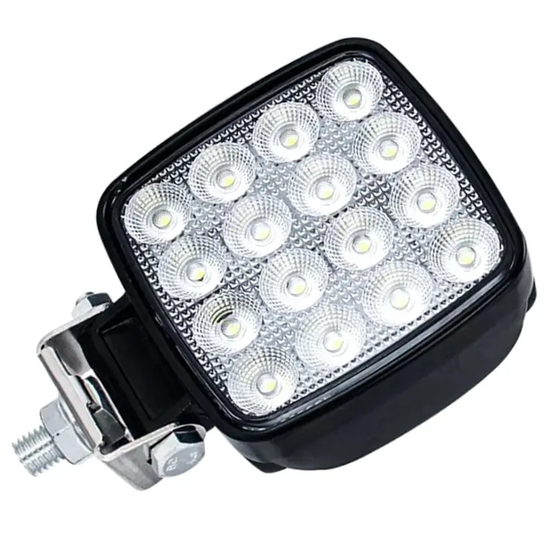 

ABUN-Экскаватор Светодиодный прожектор 6240LM Трактор Квадратный вилочный погрузчик Сверхмощный внедорожный 12 В 24 В Сельскохозяйственная машина 1