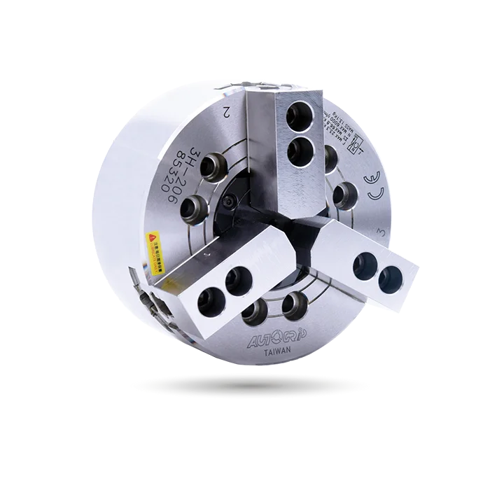 3-jaw Large-diameter 6-inch Power Chuck Specifically Designed for Workpiece Clamping on CNC Machine Tools