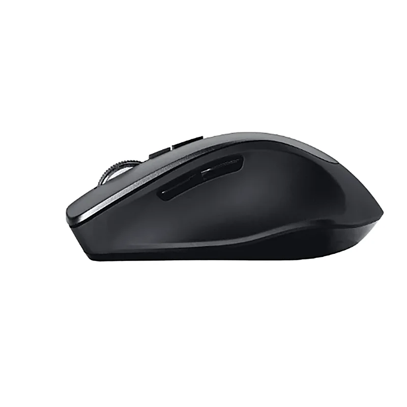 Bali-Souris sans fil ergonomique, couleur noire, 2.4GHz, pour jeu de bureau, 1000/1600 ug I