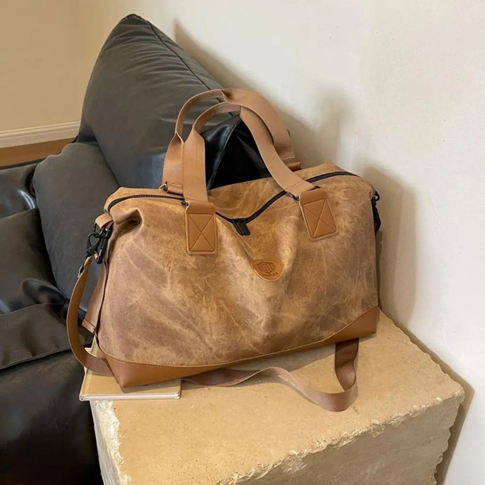 Travel Bag with High Material Carry-on Tote Travel Duffel Bag with Adjustable Shoulder Strap Wet Pocket Dry/wet for Sports