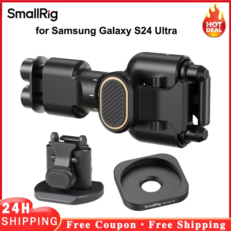 

SmallRig для Samsung Galaxy S24 Ultra фотография Аксессуары H11 быстроразъемный адаптер (Acra) 4609/кольцо адаптера объектива 4603 4609