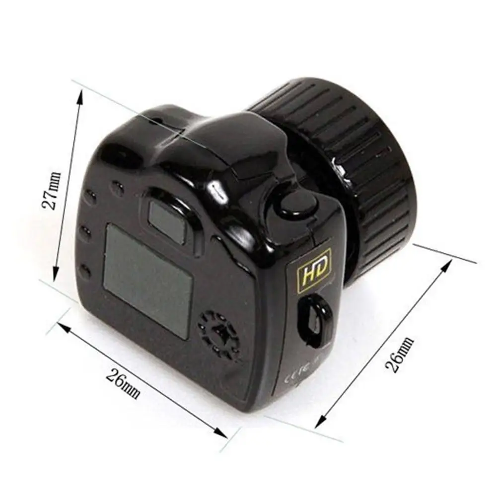 Y2000 Mini Camera Portable Audio Video Recorder Ultra Small Body Camera Sport DV DVR Car Sport Micro Cam Surveillance Camcorder