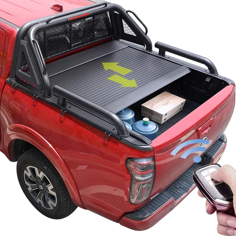 

Apollo Car Parts Electric Roller Lid Up Aluminium Alloy PickUp Truck Tonneau Bed Cover For GREAT WALL POER 2021-2024