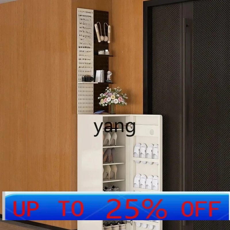 

LH household hole board shoe rack door multi-layer entry door indoor storage cabinet