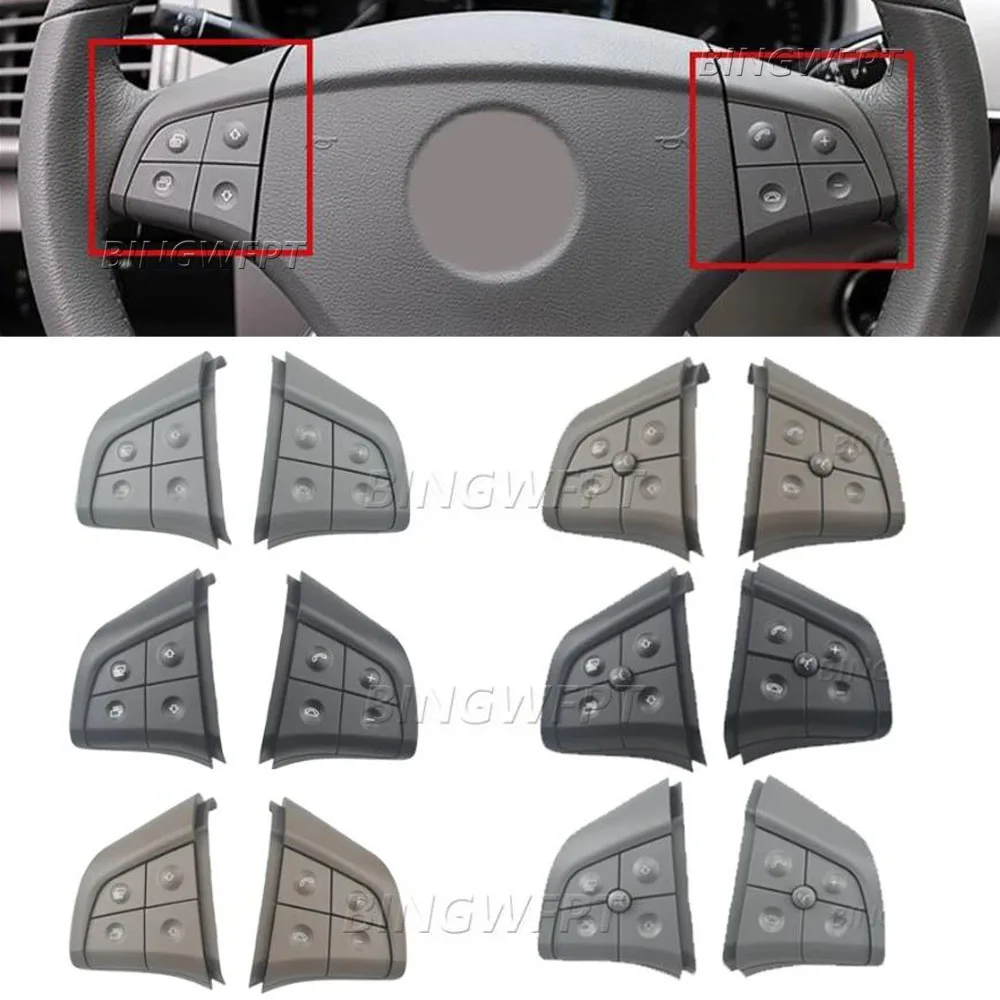 For Mercedes Benz W164 W245 W251 ML GL 300 350 400 450 2006-2009 Multi-function Steering Wheel Switch Button Kit Control Key