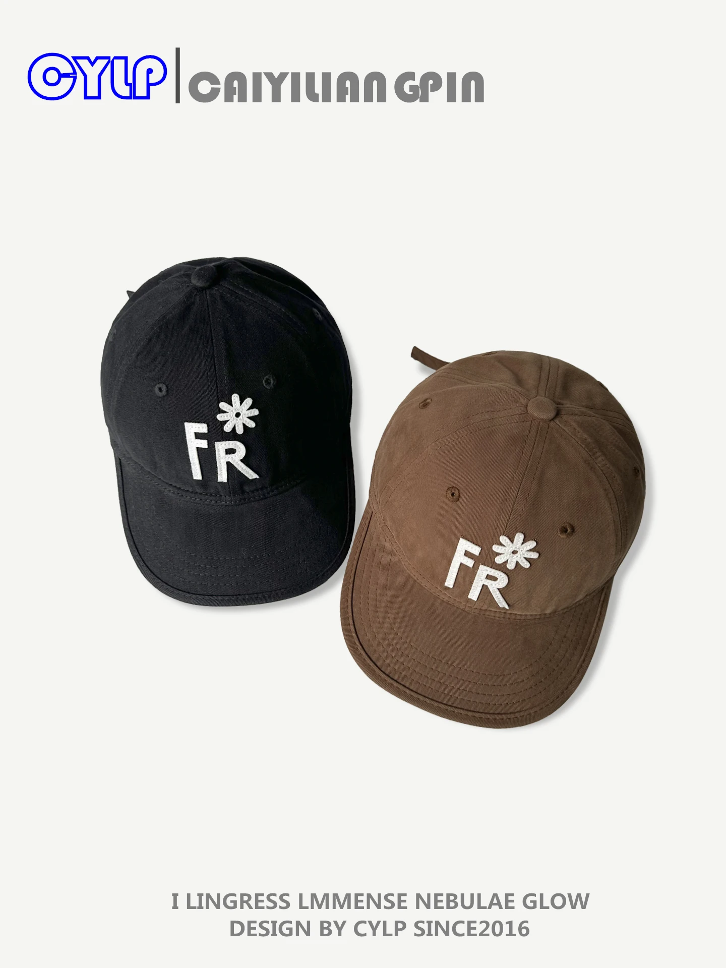 

Hat Men's Embroidery Soft Brim Baseball Cap Women's Spring and Summer Street Hip Hop Versatile Cap Tide