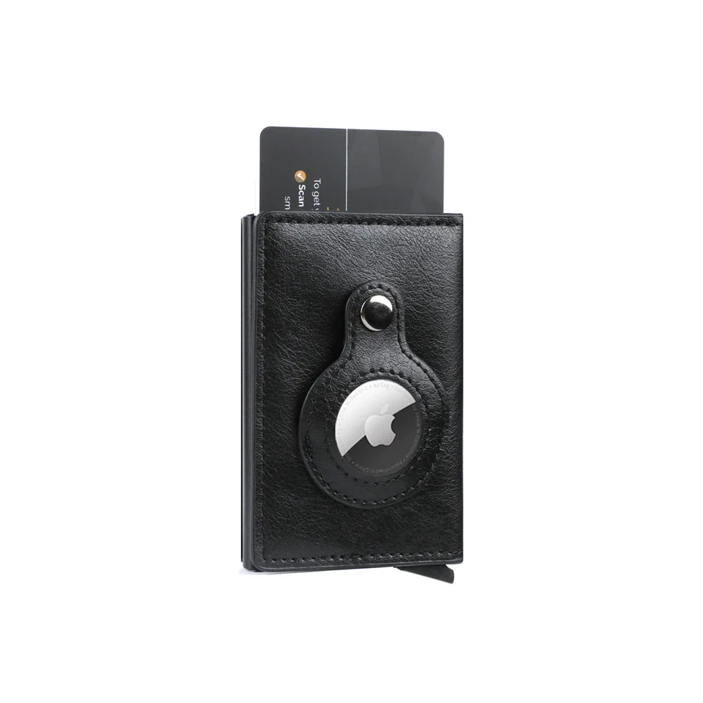 

2022 New Wallet Men Carbon Fiber Fashion ID Credit Card Holder Rfid Slim Airtag Slide Wallet Designer Cardholder