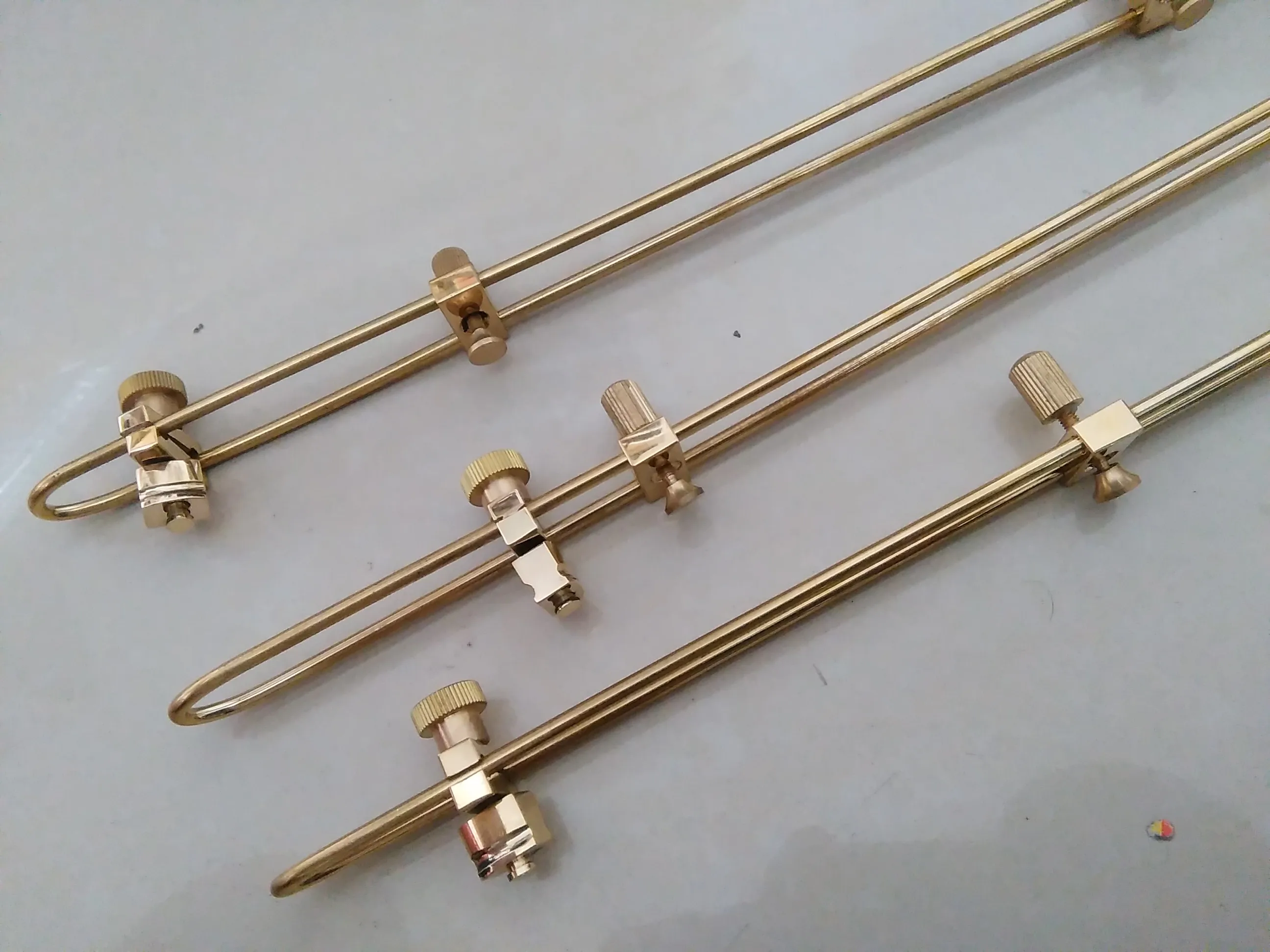 1Set Cello kuningan perbaikan penjepit retak alat Luthier Bass Bar Clamp dalam 2 jenis