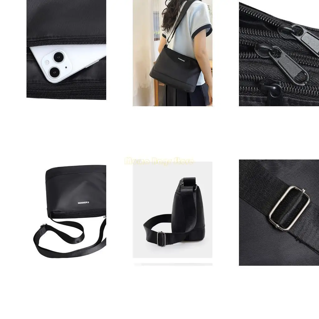 

X90d Водостойкий нейлоновый многослойный просторный сумка для плеча с регулируемым ремешком