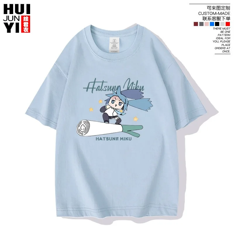 First Tone Co Branded Future Peripheral Co Branded Pain Clothes Anime Printed T-shirts New Men's and Women's Casual T-shirts