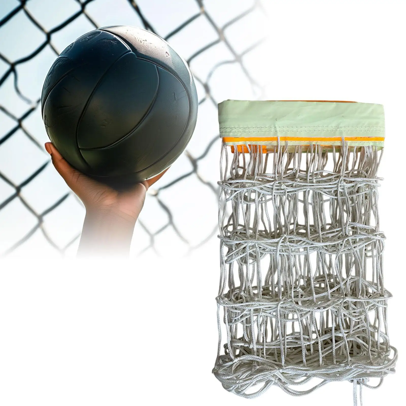 

Luminous Volleyball Net Foldable Practice Net for Outdoor Sports Beach