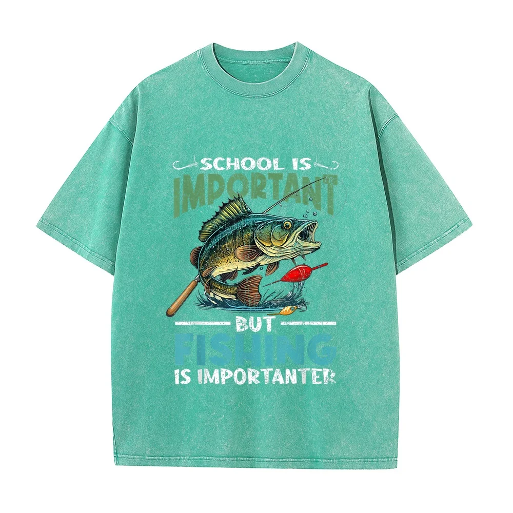 Funny Fishing For Boys Kids Youth Fish Saying Bass Fisherman T-Shirt 빅사이즈 Small Cotton T Shirt Black 100 Tee Outdoor Graphic