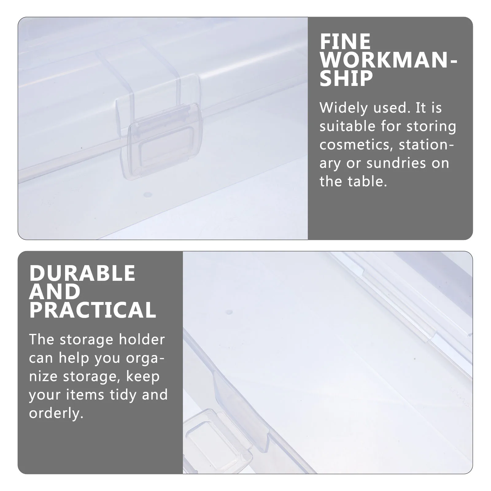 

Ящик для хранения, держатель для кистей для макияжа, стационарный чехол, офисный портализатор, многосеточный дизайн, материалы премиум-класса, прочный