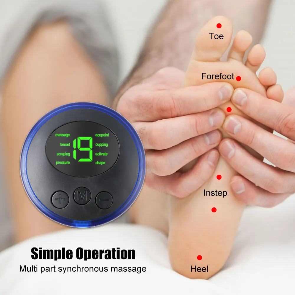 EMS Foot Massage Pad Physiotherapy Multi-directional Electric Massager Muscle Stimulator Contraction Promote Blood Circulation