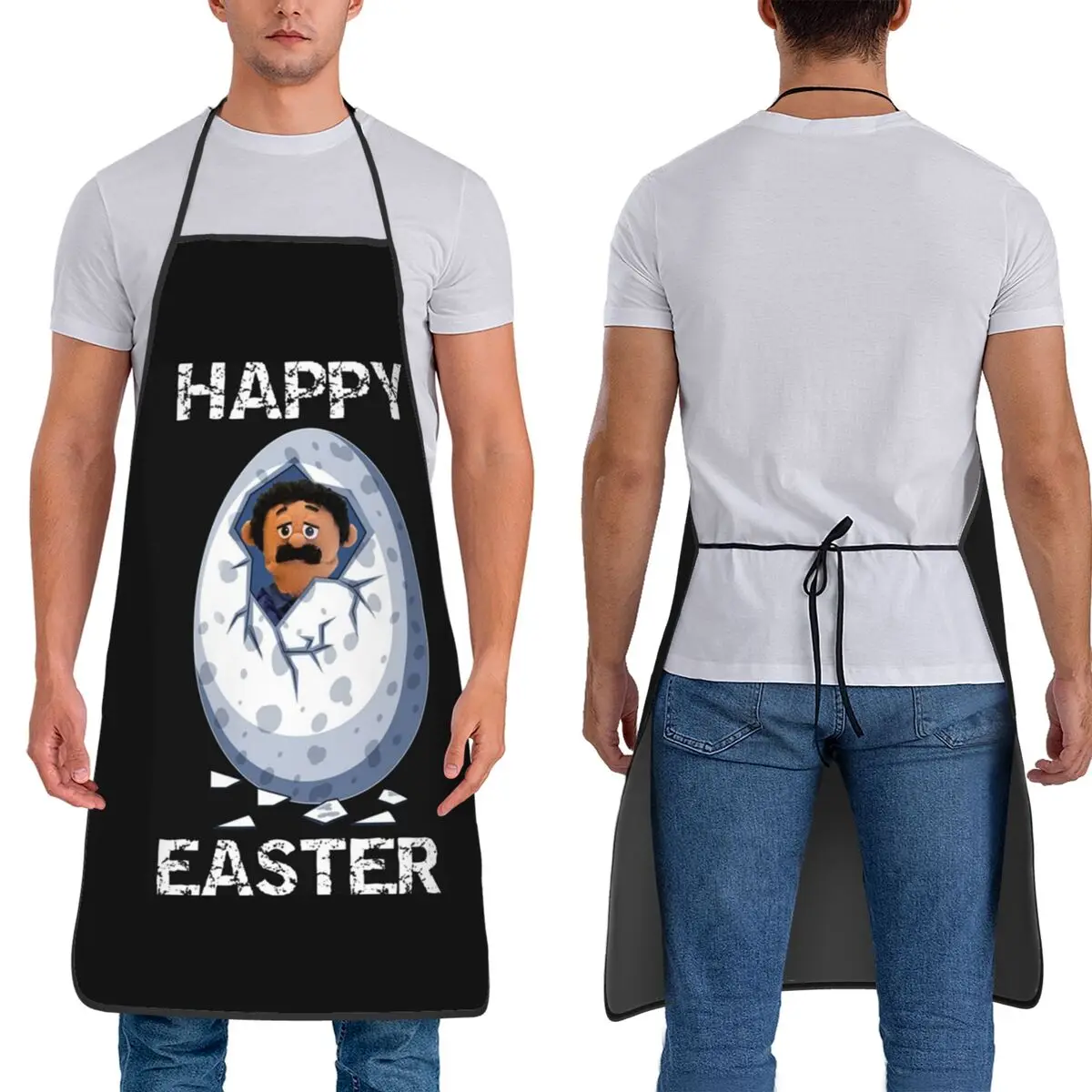 

Неснячные куклы, диего, пасхальные фартуки, шеф-повар, приготовление пищи, выпечка, столб, водонепроницаемый нагрудник, кухонный сарафан для чистки для женщин и мужчин, живопись