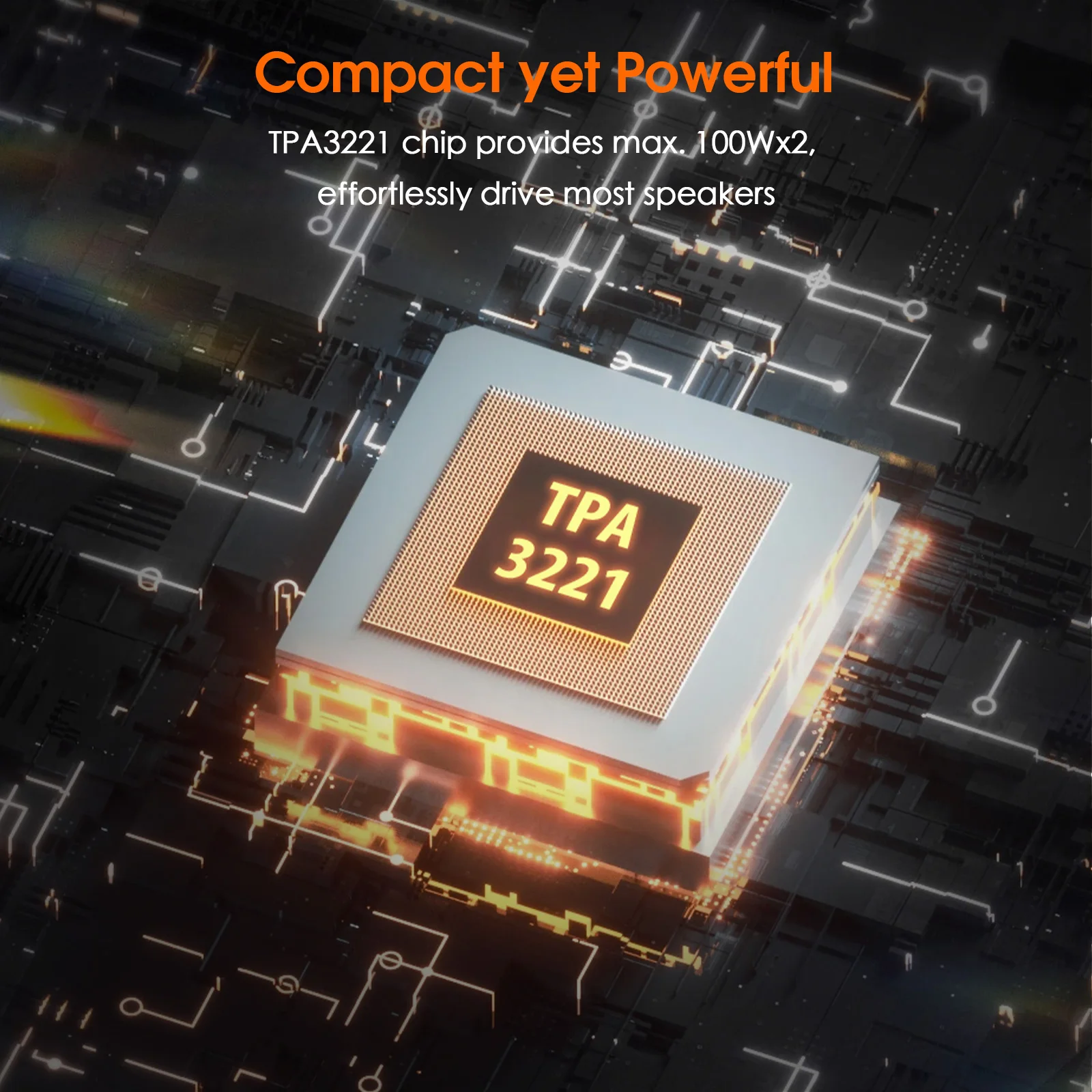 Nobsound NS-01G MAX مضخم رقمي صغير بلوتوث استقبال HiFi Home Auido Power Amp 100 واط + 100 واط