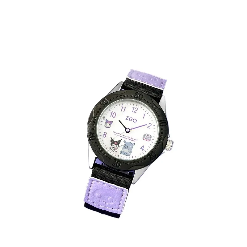 Sanrio Kuromi Meisjeshorloge Meisje Hand Quartz Horloges Verjaardagscadeaus Voor Kinderen