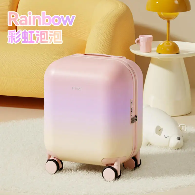 Luggage 20 inch suitcase female new universal wheel code box Small lightweight boarding box