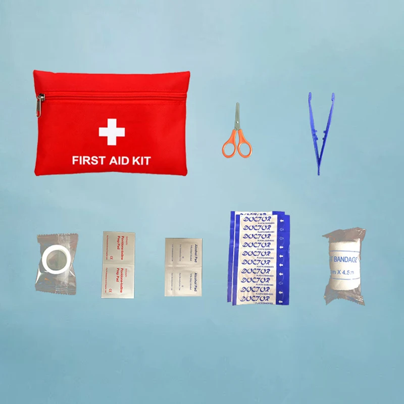 مجموعة أدوات الإسعافات الأولية للسيارة في حالات الطوارئ، مجموعة أدوات الإنقاذ المحمولة للعائلة في الهواء الطلق