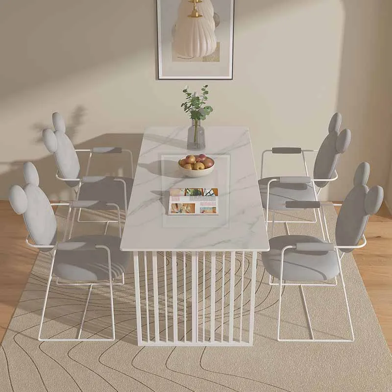 

Conference Luxury Unique Dining Table Kitchen Kawaii Space Saving White Tables Restaurant Modern Picnic Muebles Trendy Furniture