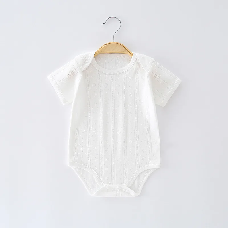 Baby Burp Cloak Newborn Infant Summer Baby Short Sleeve Pure Cotton Onesie Lightweight Vest