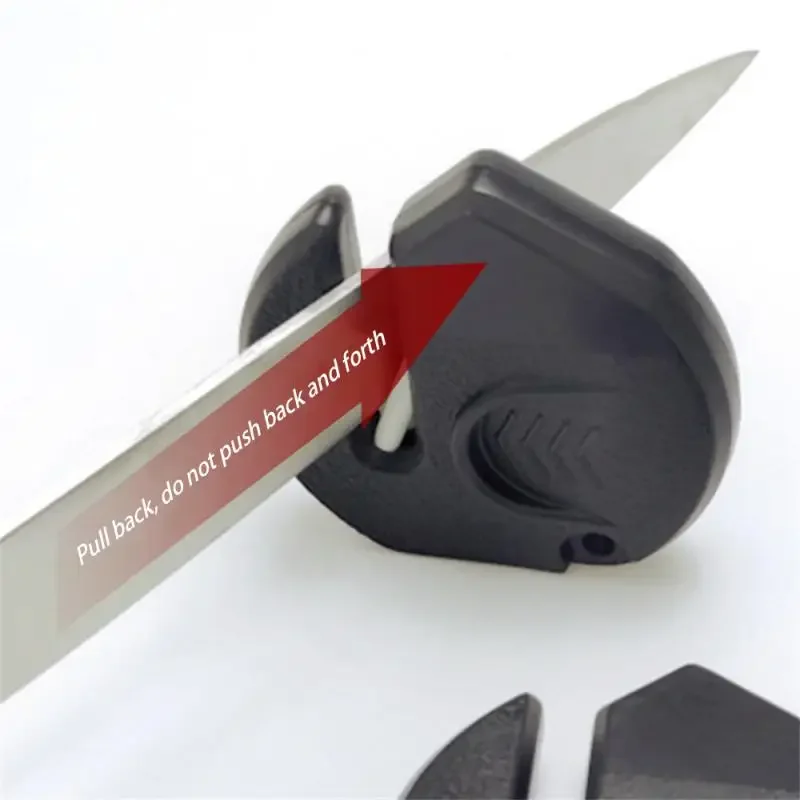 1pcs Knife Sharpener Mini Ceramic Rod Knife Whetstone Sharpener Portable Camping Pocket Sharpening Knives Sharpener Tool