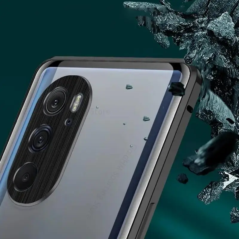 Tempered Glass Phone Case For Motorola Edge X30 Magnetic Adsorption Cover For Moto Edge S30 360 Double-Sided Film Protector Capa