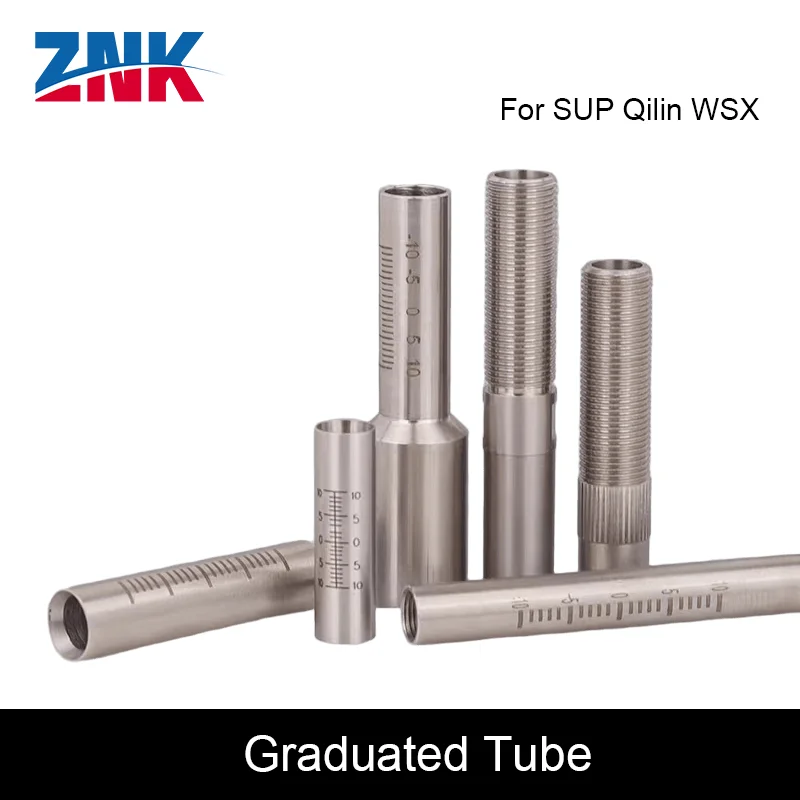 ZNK Laser Welding Graduated Tube Nozzle Connector Stainless Steel Weld Gun Graded Pipe For SUP Qilin WSX Handheld Laser Welder