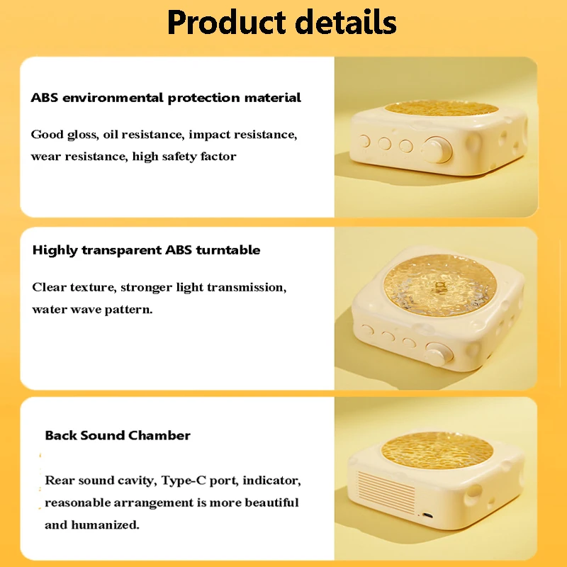المحمولة موجة ضوء الإسقاط سمّاعات بلوتوث RGB مصباح لتهيئة الجو Hifi نظام الصوت اللاسلكية مشغل موسيقى MP3 هدية عيد ميلاد
