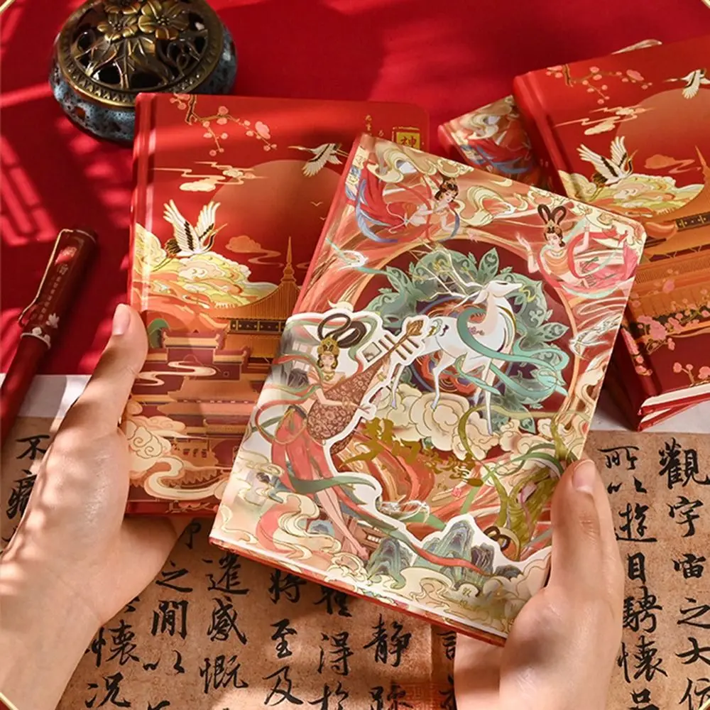 

Notepad Antiquities Chinese Style Notebook Colorful Page Beautiful Scrapbook Gift Writing DIY Diary Album Planner