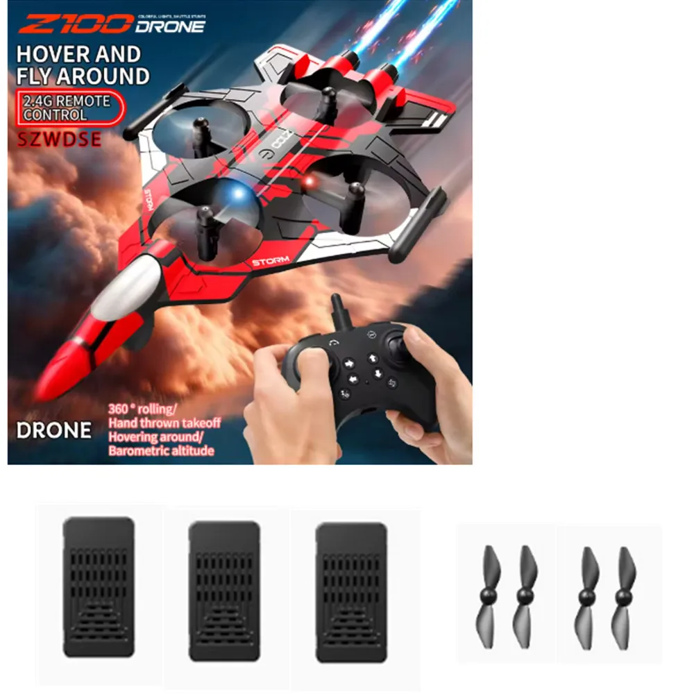 

Z100 RC Plane Battery Original Spare Parts 3.7V 500mAh / Propeller Blades / Use For Z100 RC Plane Parts