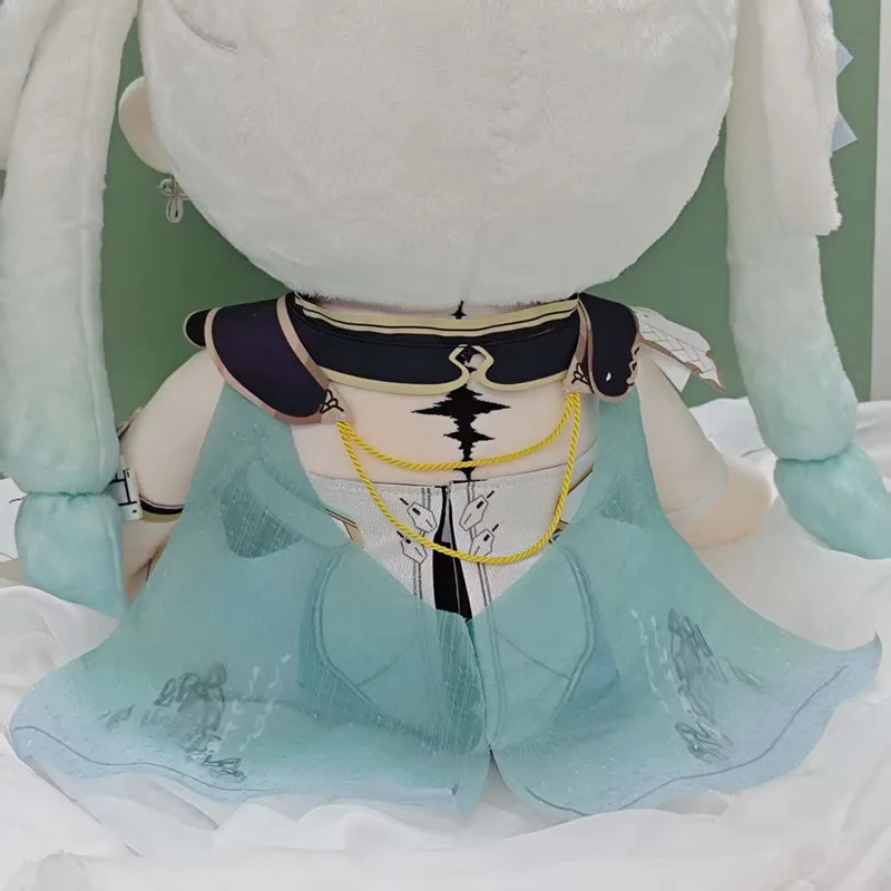 40cm wuthering wave jinhsi pelúcia plushies boneca roupas travesseiro macio anime bonito figura jogo brinquedo crianças ornamentos presente