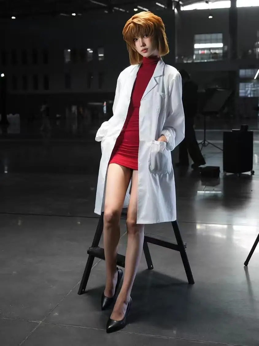 

Haibara Ai / Miyano Shiho / Sherry Cosplay Top & Dress Anime Costume Set