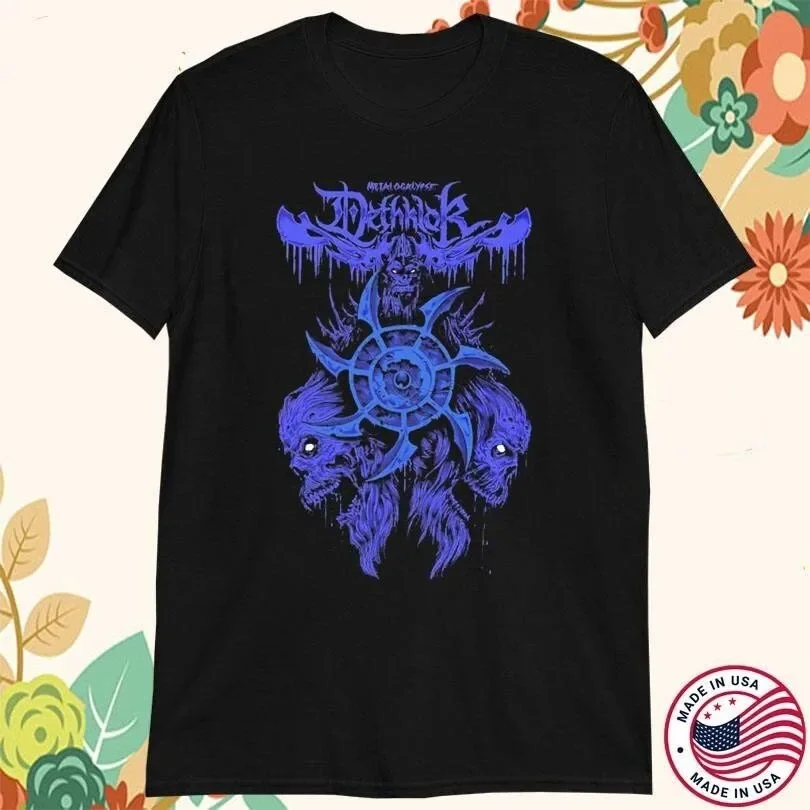 New Hot Dethklok Black Color Shirt Gift For Fan