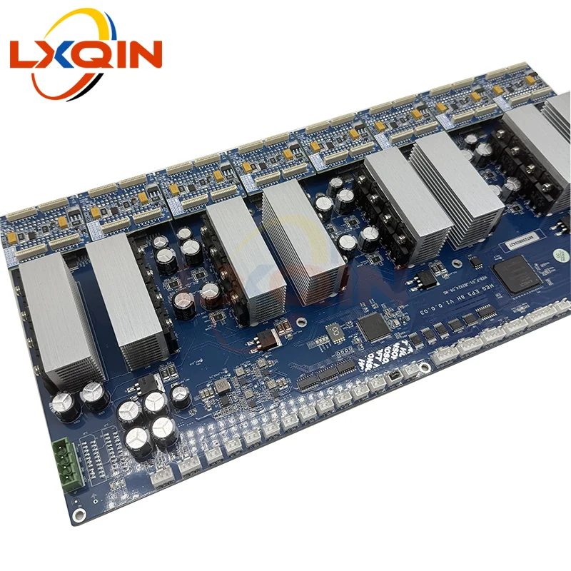 

Плата управления LXQIN Hoson i3200 с 8 головками для печатающих головок Epson i3200 для широкоформатных рулонных принтеров (сублимационных, УФ, экосольвентных)