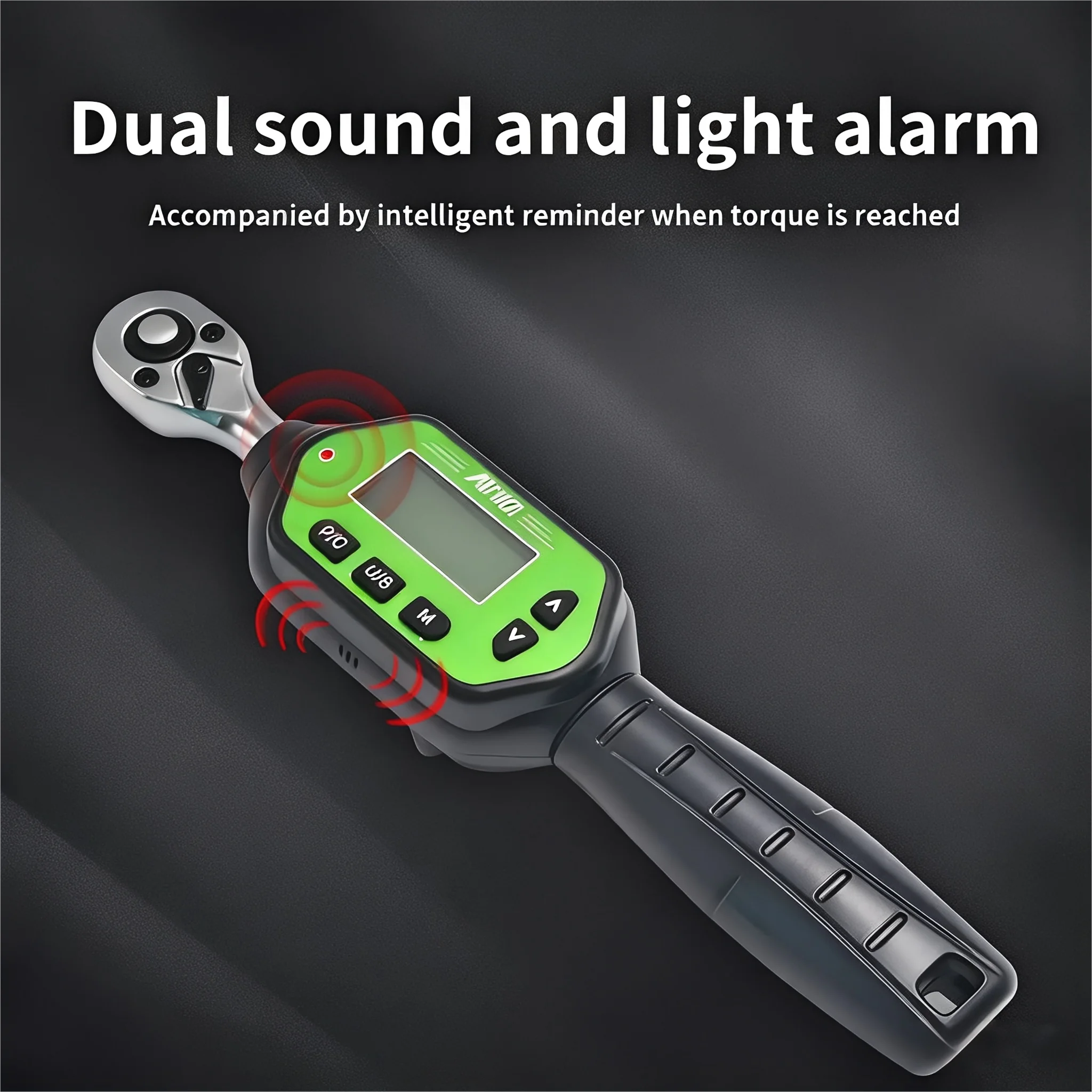 ALIYIQI15PCS Car Repair Tool Kit 1/4-Inch 0.9-30NM Car Repair Tool Digital Torque Wrench Combo Auto Repairing Set Mechanic Tools