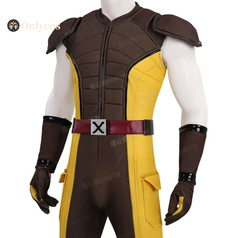 Wolverine Cosplay Dead pooling 3 Costume Cos Logan Jumpsuit Full Set Uniform Role Play Halloween Carnival Party Outfit Onlycos