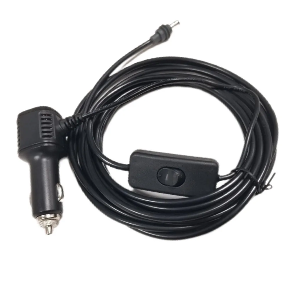 

1pc Car Charger Digital Display 12/24V Vehicle Power Charging Cable Built-in Digital Voltmeter For Starlink Mini Dashcams Tablet