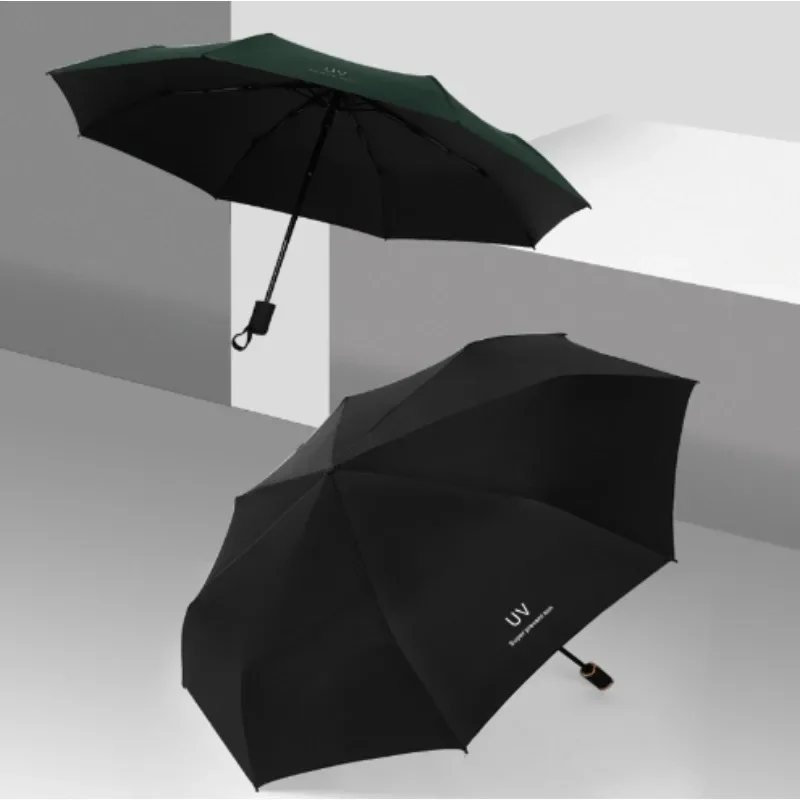 8 Ribs Travel Rain Sun Umbrellas Windproof Multi-color Travel Umbrellas Automatic/Manual Open And Close