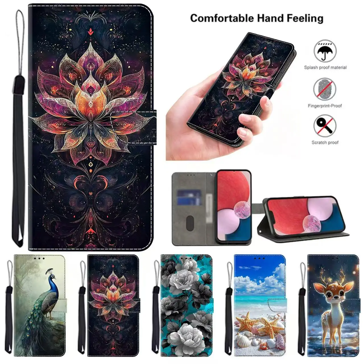 Magnetic Flip Leather Cover Wallet Case For SamSung Galaxy S26 S25 S24 S23 S22 S21 S20 S10 S10e S9 S8 Edge Plus Ultra FE 4G/5G