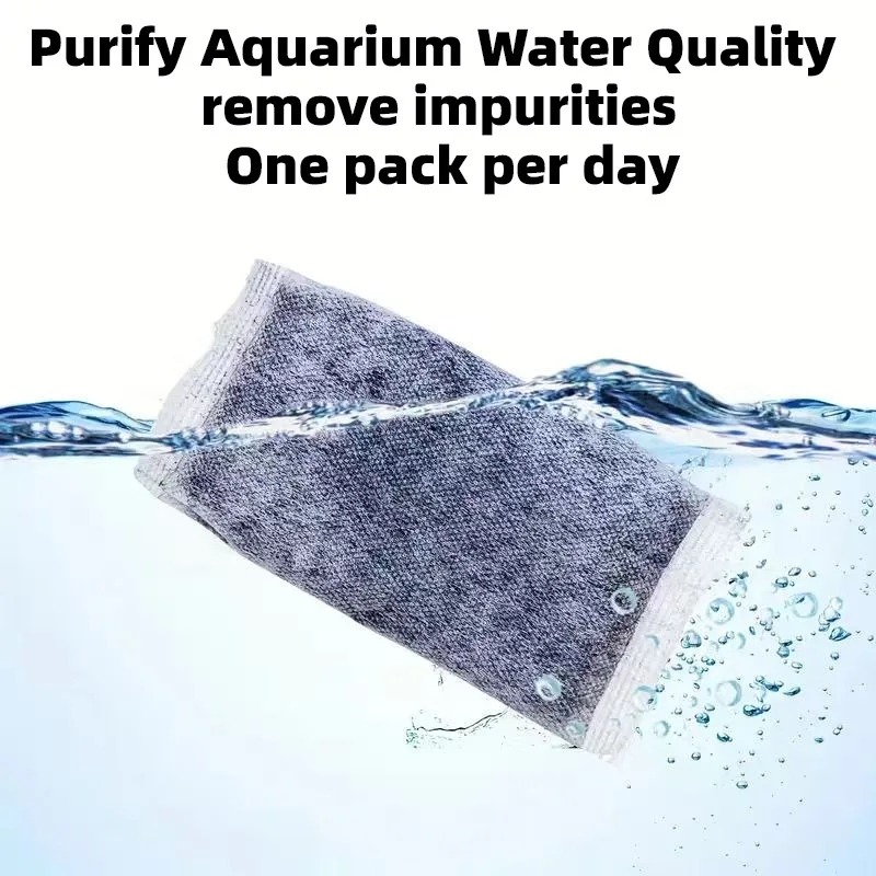 20/40/100PCS Fish Tank Filter Activated Carbon Bags Great Aquarium Filter Media Purifies Water Removes Toxins Odors Long Lasting view 4