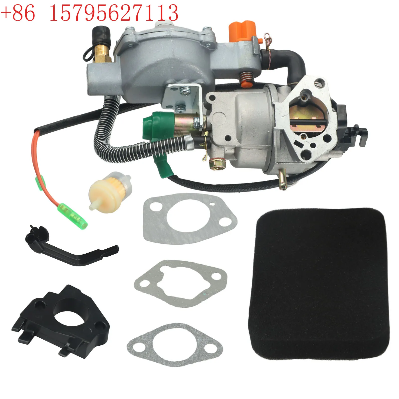 

1pc Dual Fuel NG Conversion Carburetor Kit For 4.5 KW To 10 KW Generators Garden Power Tool Accessories